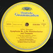 LP - Arthur Honegger - Berliner Philharmoniker • Herbert von Karajan - Symphonie Liturgique • Symphonie Nr. 2