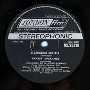 LP - Arthur Honegger - Christmas Cantata / Symphony For Strings