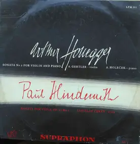 Honegger - Sonata No. 2 For Violin And Piano / Sonata For Viola Op. 25 No. 1