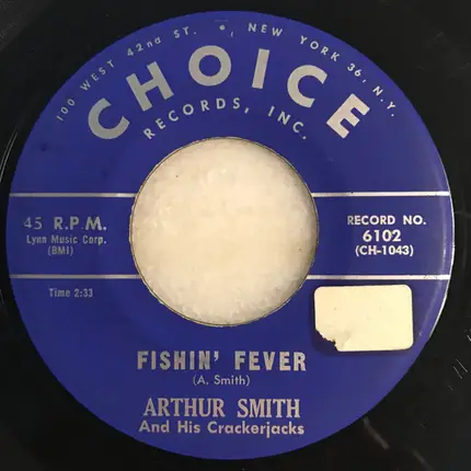 Arthur Smith And His Cracker-Jacks - Fishin' Fever