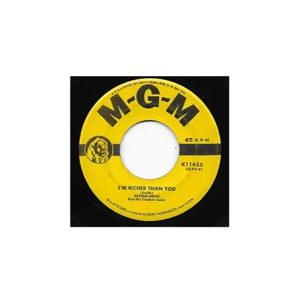 Arthur Smith And His Cracker-Jacks - In Memory Of Hank Williams / I'm Richer Than You