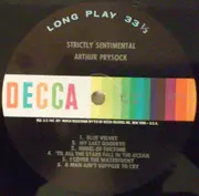 LP - Arthur Prysock - Strictly Sentimental