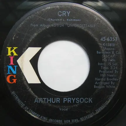 Arthur Prysock - Cry