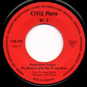 7inch Vinyl Single - Arthur Rathke - Die CIVIS Platte Nr. 2