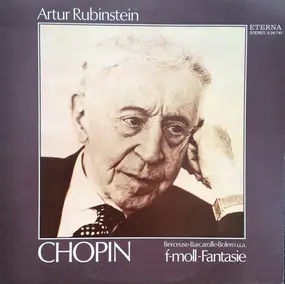 ARTHUR RUBINSTEIN - F-Moll-Fantasie