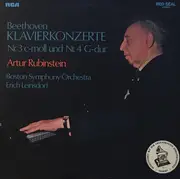 LP - Arthur Rubinstein & Boston Symph. Orch. (Leinsdorf) - Beethoven Klavierkonzerte Nr.3 C-Moll Und Nr.4 G-Dur