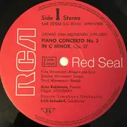 LP - Arthur Rubinstein & Boston Symph. Orch. (Leinsdorf) - Beethoven Klavierkonzerte Nr.3 C-Moll Und Nr.4 G-Dur
