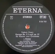 LP - Chopin/ Arthur Rubinstein, Symphony Of The Air Orchestra, A.Wallenstein , Frédéric Chopin - Klavierkonzert Nr.2 F-mol op. 21 * Andante Spianato Und Grande Polonaise - black label