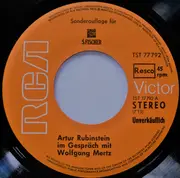7inch Vinyl Single - Arthur Rubinstein - Erinnerungen