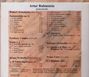 CD - Schumann / Chopin / Prokofiev / Granados / Liszt - Arthur Rubinstein, pianoforte