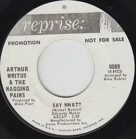 Arthur Writus & The Nagging Pains - Walking To San Francisco / Say What?