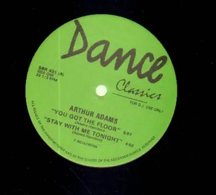 Arthur Adams / Kasso - You Got The Floor / Stay With Me Tonight / Kasso