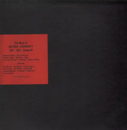 Arthur Schwartz, Ethel Merman - The Music Of Arthur Schwartz 1937-1943 Vol. III