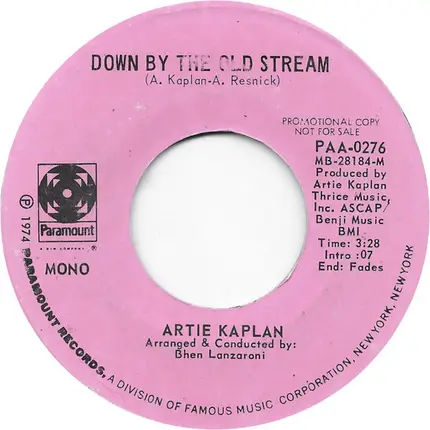 Artie Kaplan - Down by the Old Stream