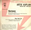 7inch Vinyl Single - Artie Kaplan - Harmony - PROMO
