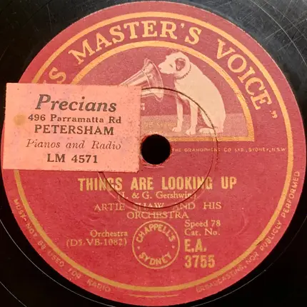 Artie Shaw And His Orchestra , Artie Shaw And His Orchestra - These Foolish Things / Things Are Looking Up