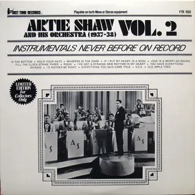 Artie Shaw - (1937-38) - Vol. 2 - Instrumentals Never Before On Record