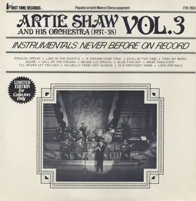 Artie Shaw - (1937-38) - Vol. 3 - Instrumentals Never Before On Record