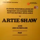 LP - Artie Shaw and His Musicians - Superb Performances by Request - 1949