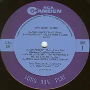 LP - Artie Shaw And His Orchestra - One Night Stand