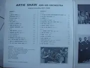 Double LP - Artie Shaw And His Orchestra - Original Recording 1937-1938 - Gatefold
