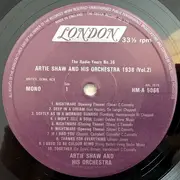 LP - Artie Shaw And His Orchestra - Artie Shaw And His Orchestra 1938 Vol. 2