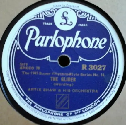 Artie Shaw And His Orchestra - Let's Walk / The Glider