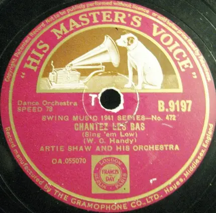 Artie Shaw And His Orchestra - Pyramid / Chantez Les Bas