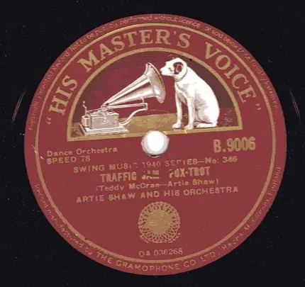 Artie Shaw And His Orchestra - Serenade To A Savage / Traffic Jam