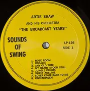 LP - Artie Shaw And His Orchestra - The Broadcast Years