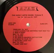 LP - Artie Shaw And His Orchestra - The Early Artie Shaw, Volume 3 (Feb. 15, 1937 - July 22, 1937)