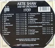 CD - Artie Shaw And His Orchestra - 1939