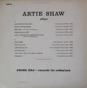 LP - Artie Shaw - Plays - Mono