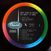 LP - Artie Shaw - Re-creates His Great '38 Band - Red