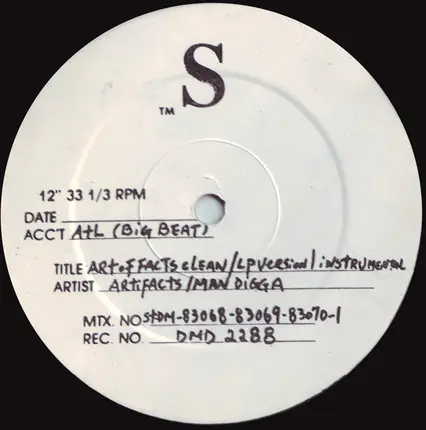 Artifacts / Lord Digga - Art Of Facts / Man Digga Comin' Thru