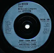 7inch Vinyl Single - Artistes Care - Don't Turn Away