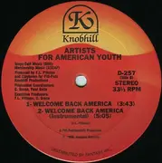 12'' - Artists For American Youth - Welcome Back America