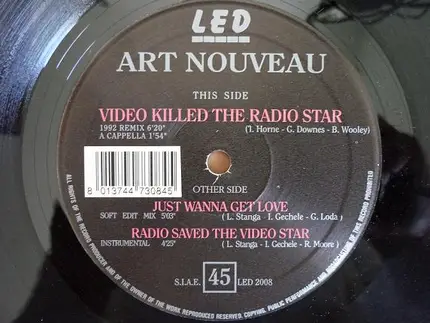 Art Nouveau - Video Killed The Radio Star