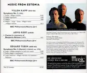 CD - Arvo Pärt · Villem Kapp · Eduard Tubin - BBC Philharmonic / Paavo Järvi , Kristjan Järvi & Neeme Jä - Baltic Voyage (Heroic Symphonies From Estonia)