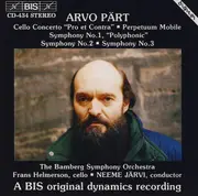 CD - Pärt - Cello Concerto 'Pro Et Contra' ■ Perpetuum Mobile ■ Symphony No. 1, 'Polyphonic' ■ Symphony No. 2 ■ Symphony No. 3