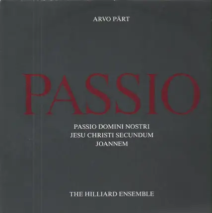 Arvo Pärt - Passio