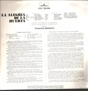 LP - Ataúlfo Argenta , Toñy Rosado , Carlos Munguía , Teresa Berganza , Arturo Díaz Martos , Gerardo Mon - La Alegría De La Huerta / El Cabo Primero