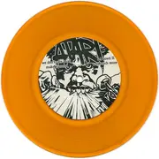 7inch Vinyl Single - Atari - Too Tired To Drive Home - orange translucent pressing + trading cards