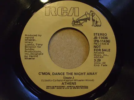 Athens - C'mon, Dance The Night Away