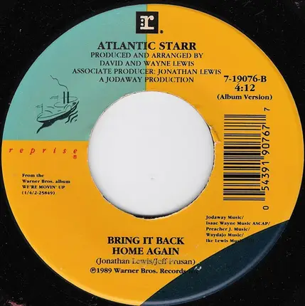 Atlantic Starr - Masterpiece