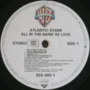 LP - Atlantic Starr - All In The Name Of Love