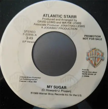 Atlantic Starr - My Sugar