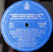 LP - Atrium Musicae De Madrid , Orquesta Marroquí De Tetuán - Monodia Cortesana Medieval (Siglos Xll-Xlll) Y Musica Arabigo-Andaluza (Siglo Xlll) - Gatefold