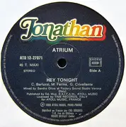 12inch Vinyl Single - Atrium - Hey Tonight / Funny Dancer (Re-Mixed)