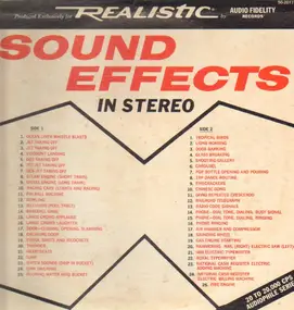 Audiofidelity Enterprises - Sound Effects In Stereo